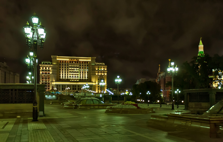 Москва, Россия, Манежная площадь / Photobank of Oleg Borisov / photobo.ru