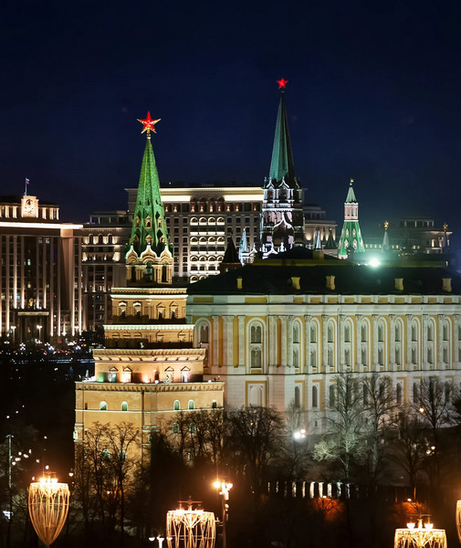 Москва, Россия, вид на Кремль с Берсеневской набережной / Photobank of Oleg Borisov / photobo.ru